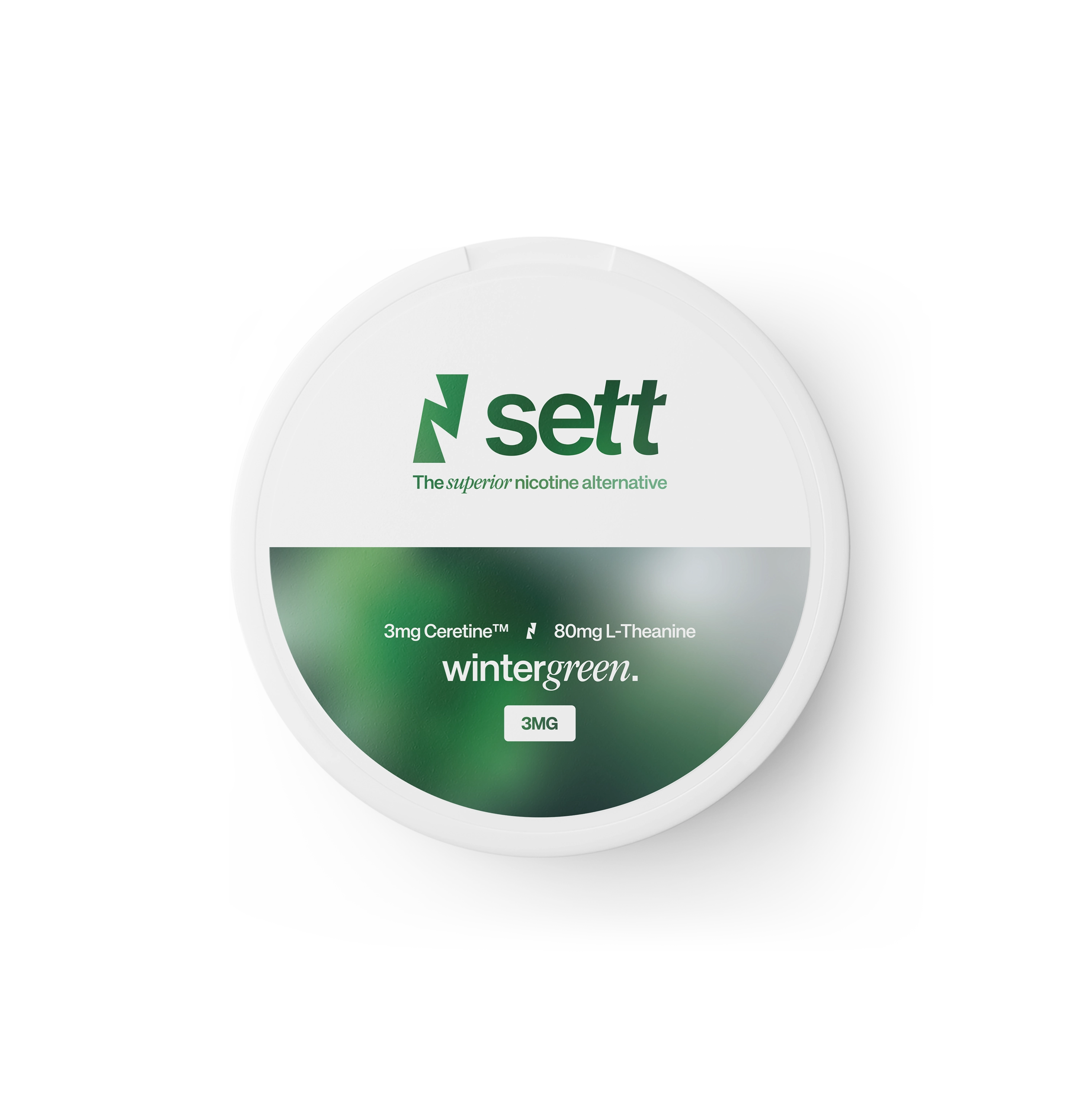 | Flavor:Wintergreen, Strength:3mg Ceretine™ / 80 mg L-Theanine