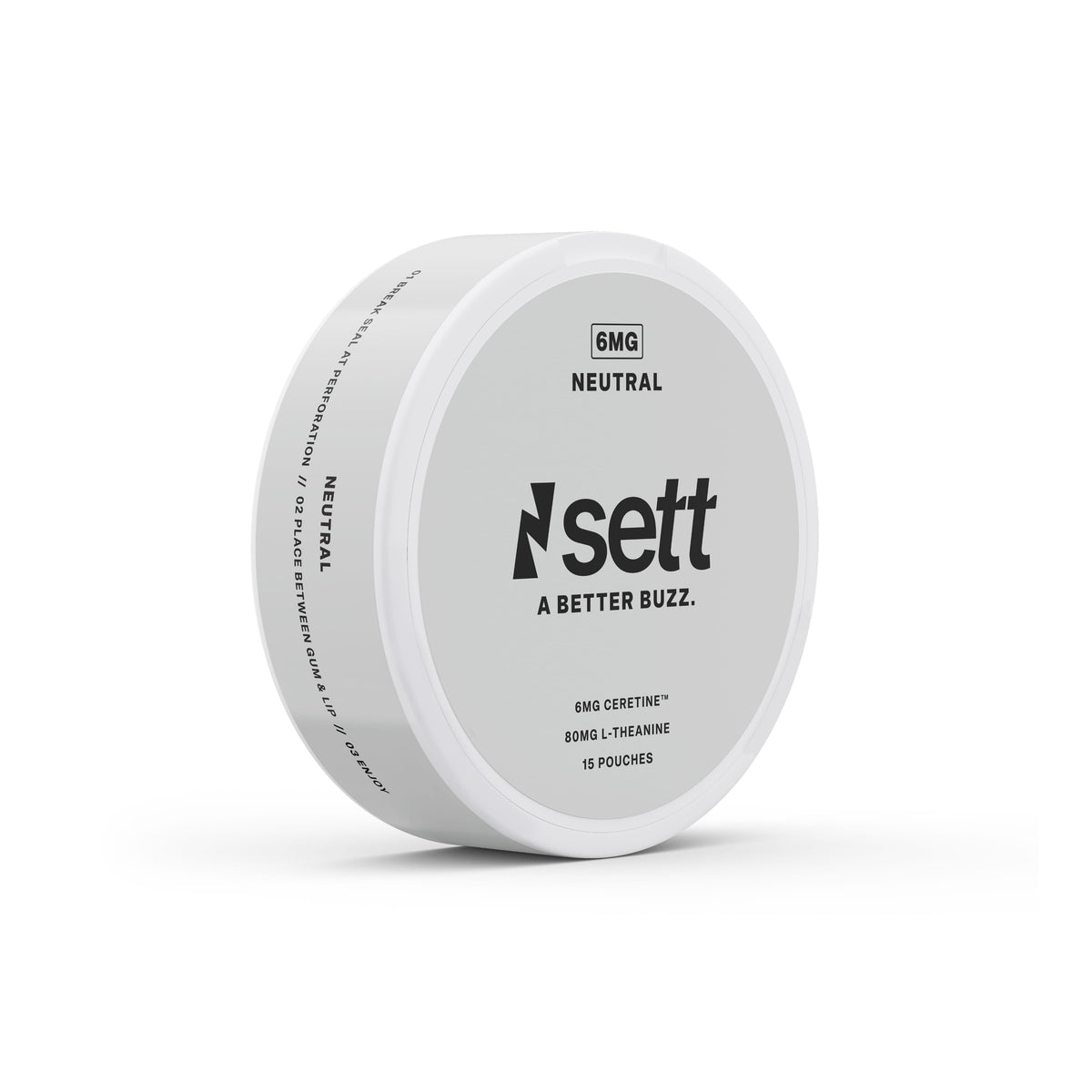 | Flavor:Neutral, Strength:6mg Ceretine™ / 80 mg L-Theanine