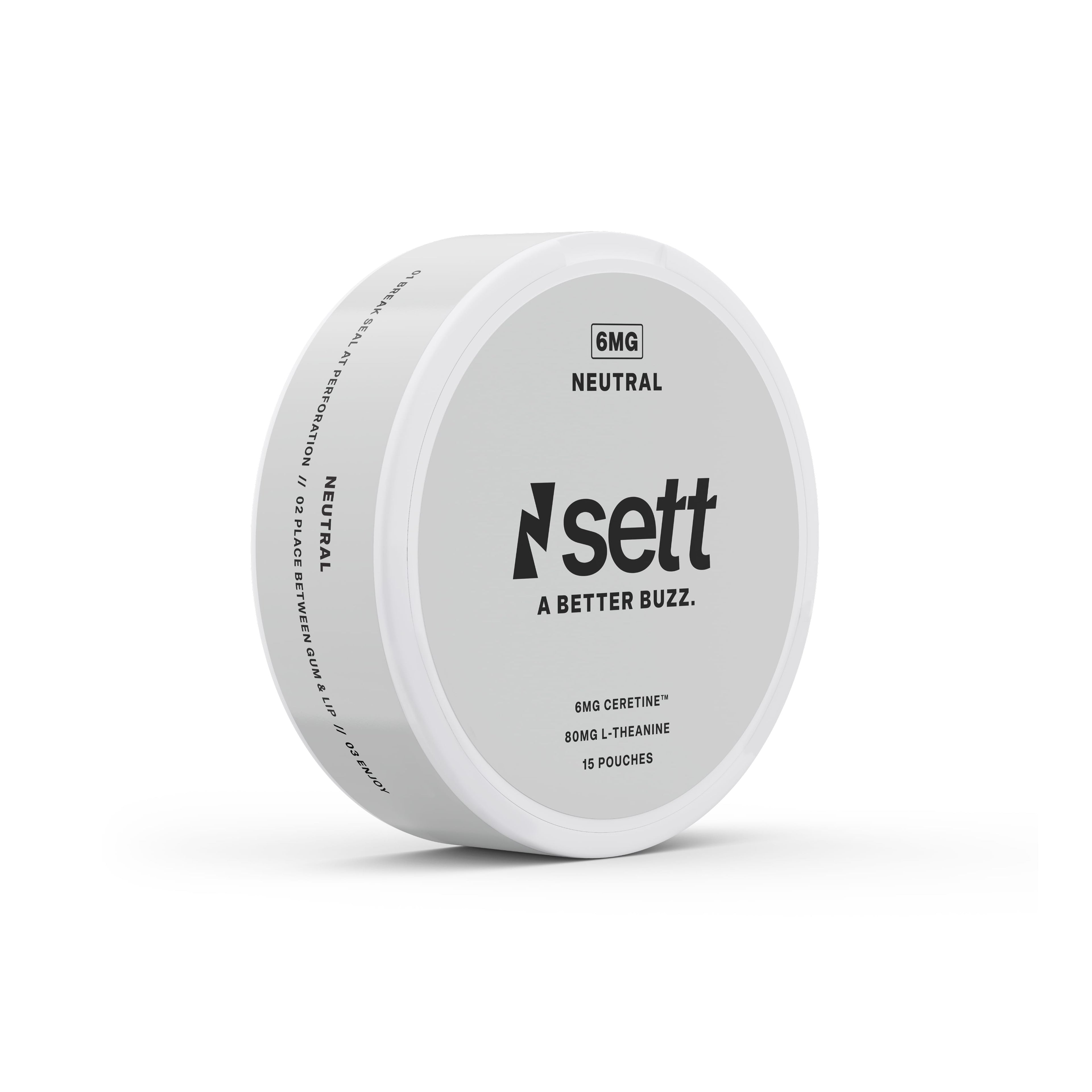 | Flavor:Neutral, Strength:6mg Ceretine™ / 80 mg L-Theanine