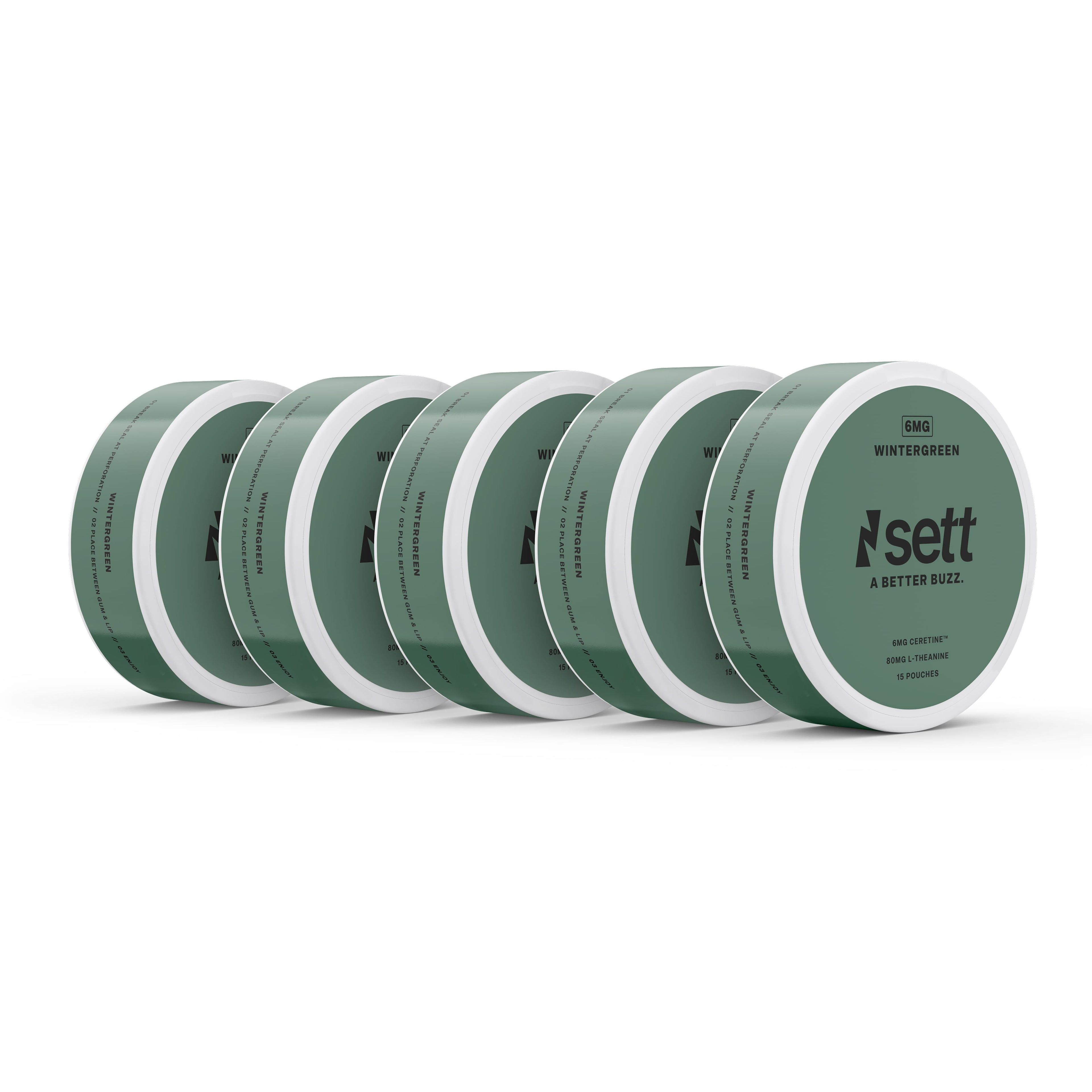 | Flavor:Wintergreen, Strength:6mg Ceretine™ / 80 mg L-Theanine