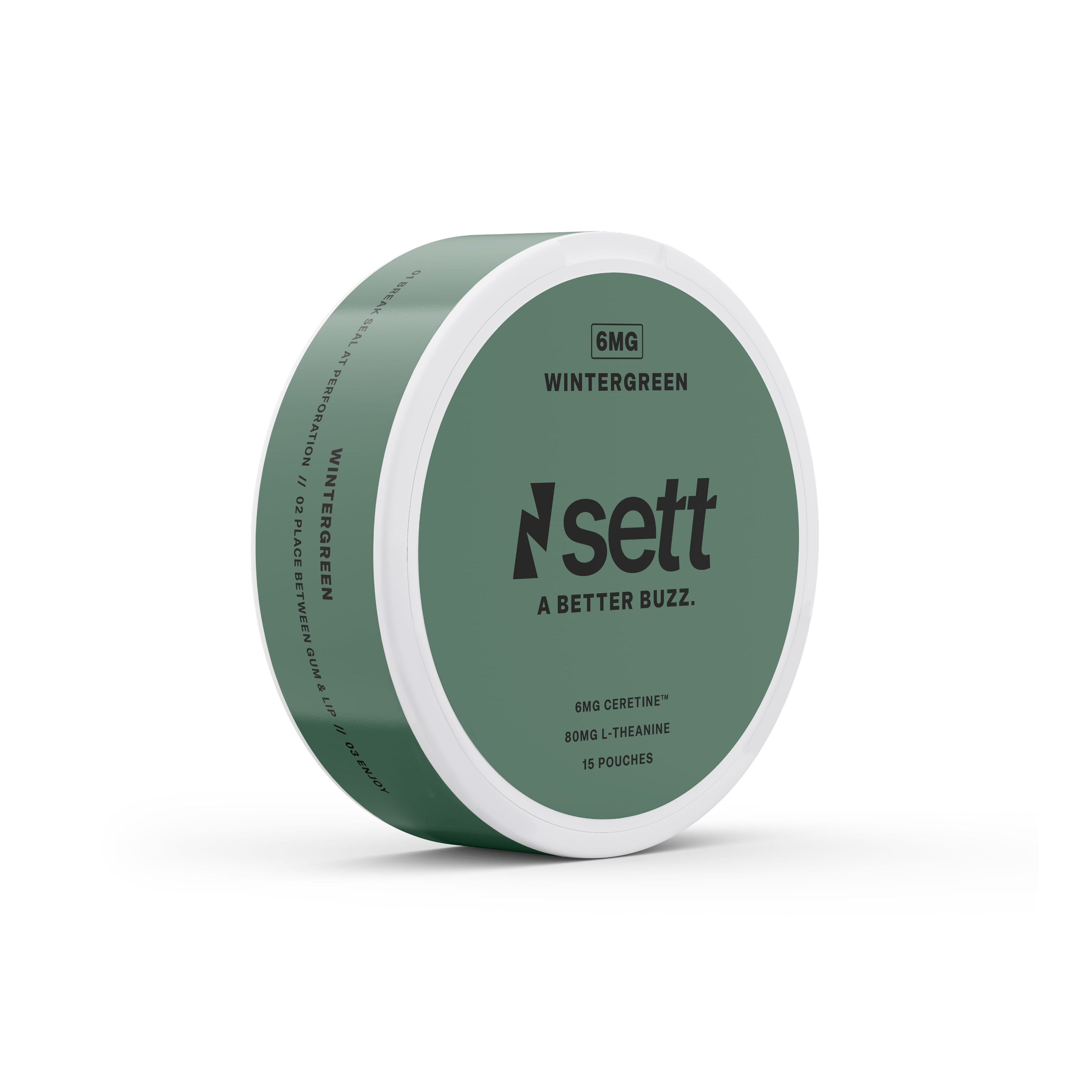 | Flavor:Wintergreen, Strength:6mg Ceretine™ / 80 mg L-Theanine